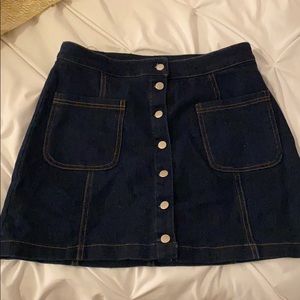 Cotton Candy LA jean skirt!